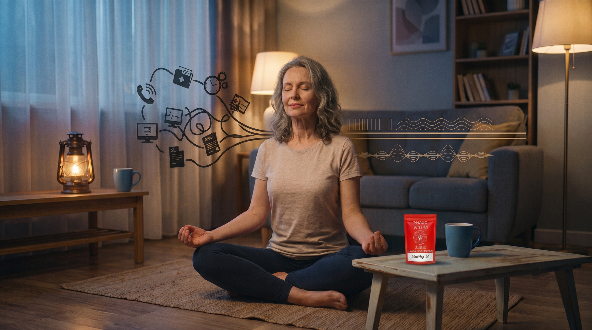 Evening recovery with MenMar-20